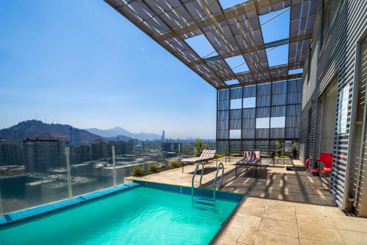Tribeca Twin Room - Studio With Pool, Wifi, Ac Santiago Luaran gambar