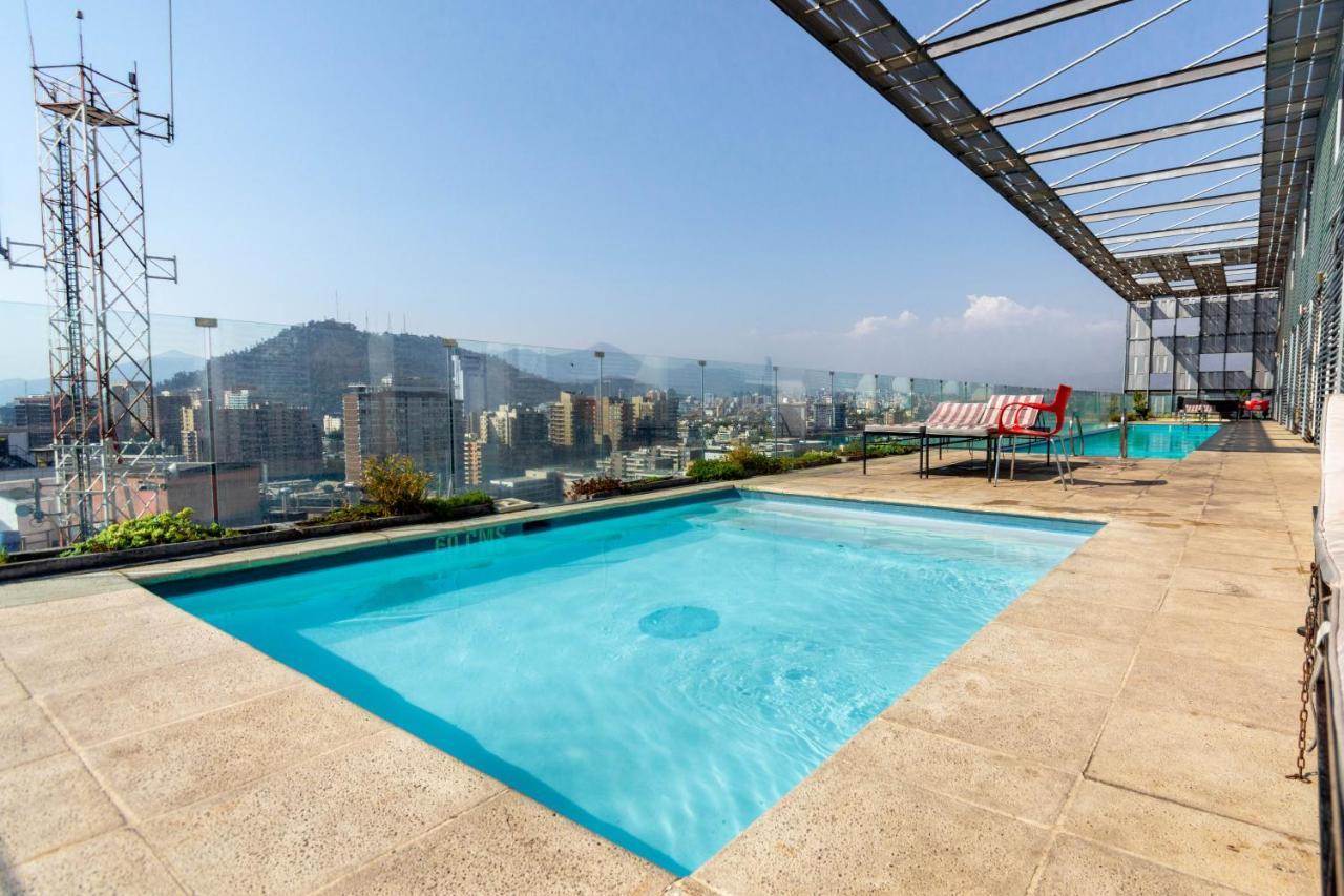 Tribeca Twin Room - Studio With Pool, Wifi, Ac Santiago Luaran gambar
