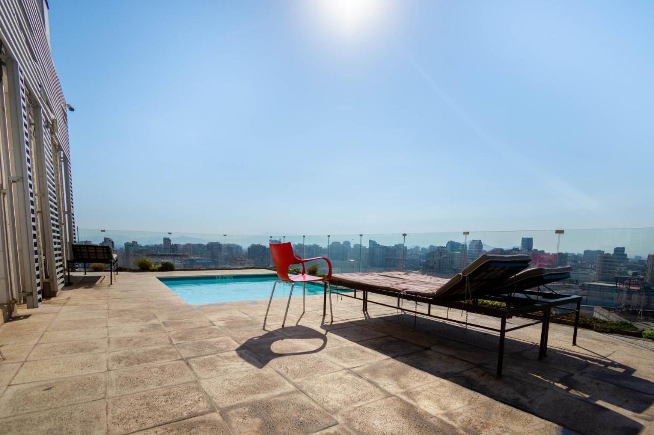 Tribeca Twin Room - Studio With Pool, Wifi, Ac Santiago Luaran gambar