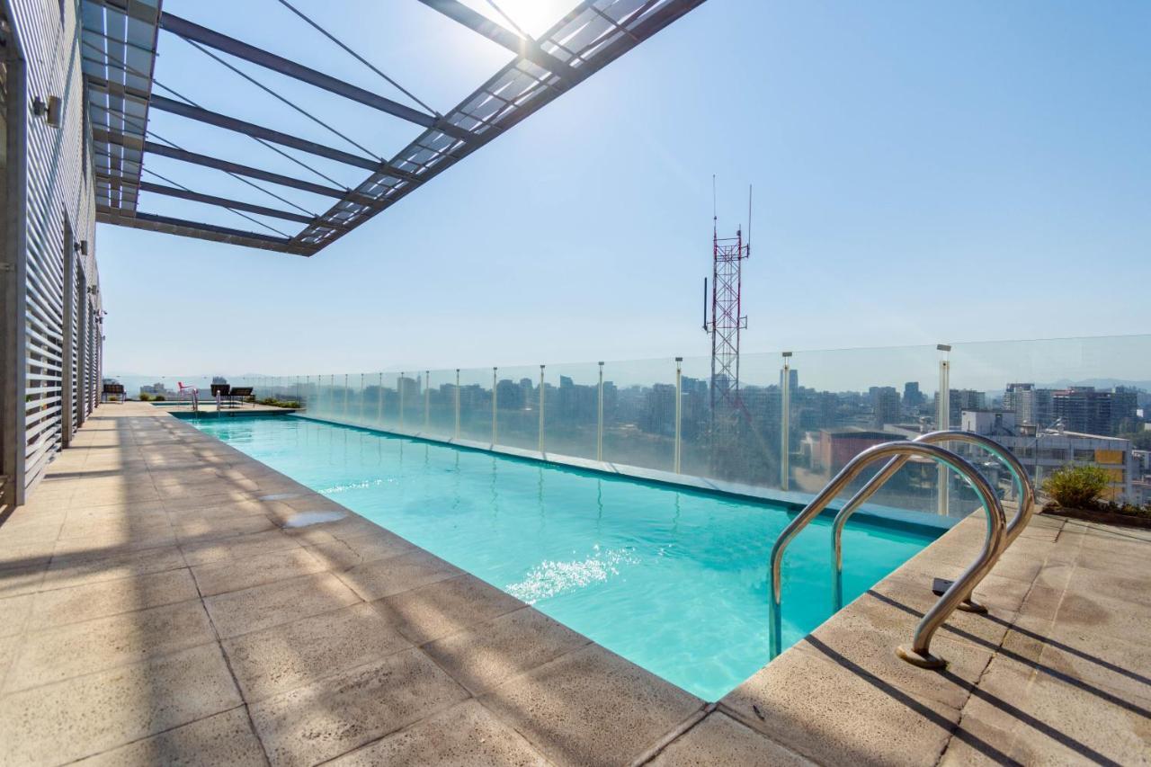 Tribeca Twin Room - Studio With Pool, Wifi, Ac Santiago Luaran gambar